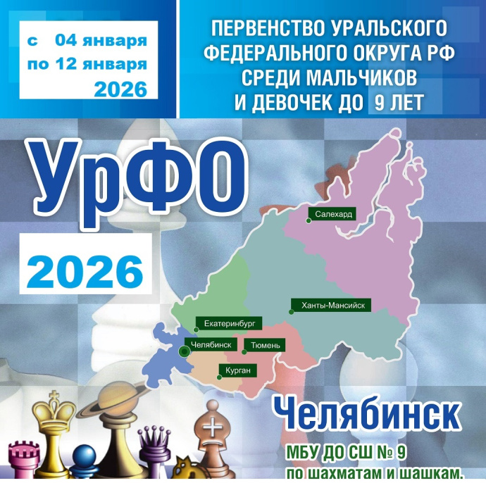 05-09 января. Первенство УФО по шахматам среди мальчиков...